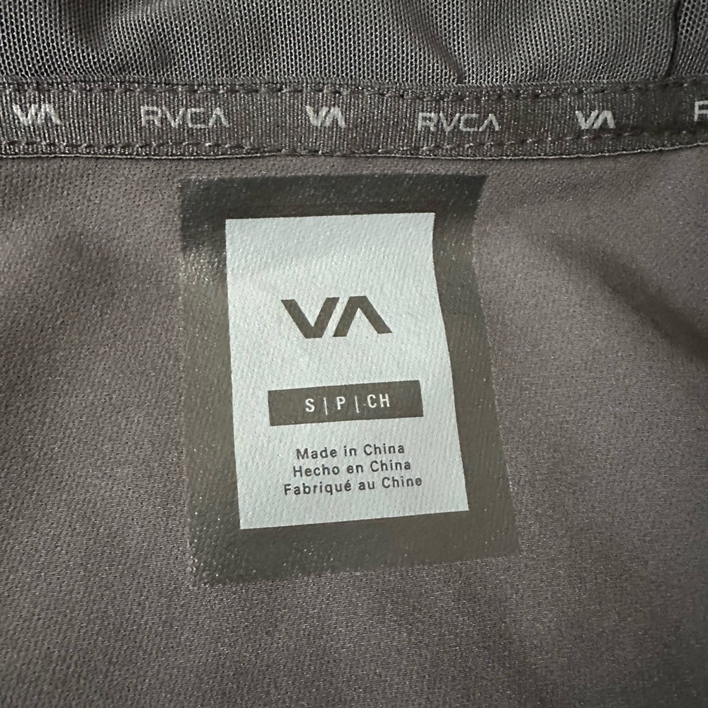 RVCA Grappler Black Jacket Mens Small NWT - Picture 10 of 11